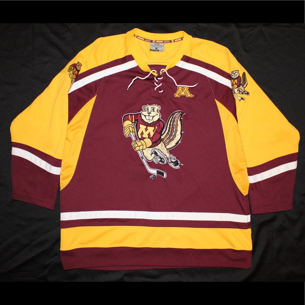 Minnesota Gophers Hockey Jersey Mens Size XL